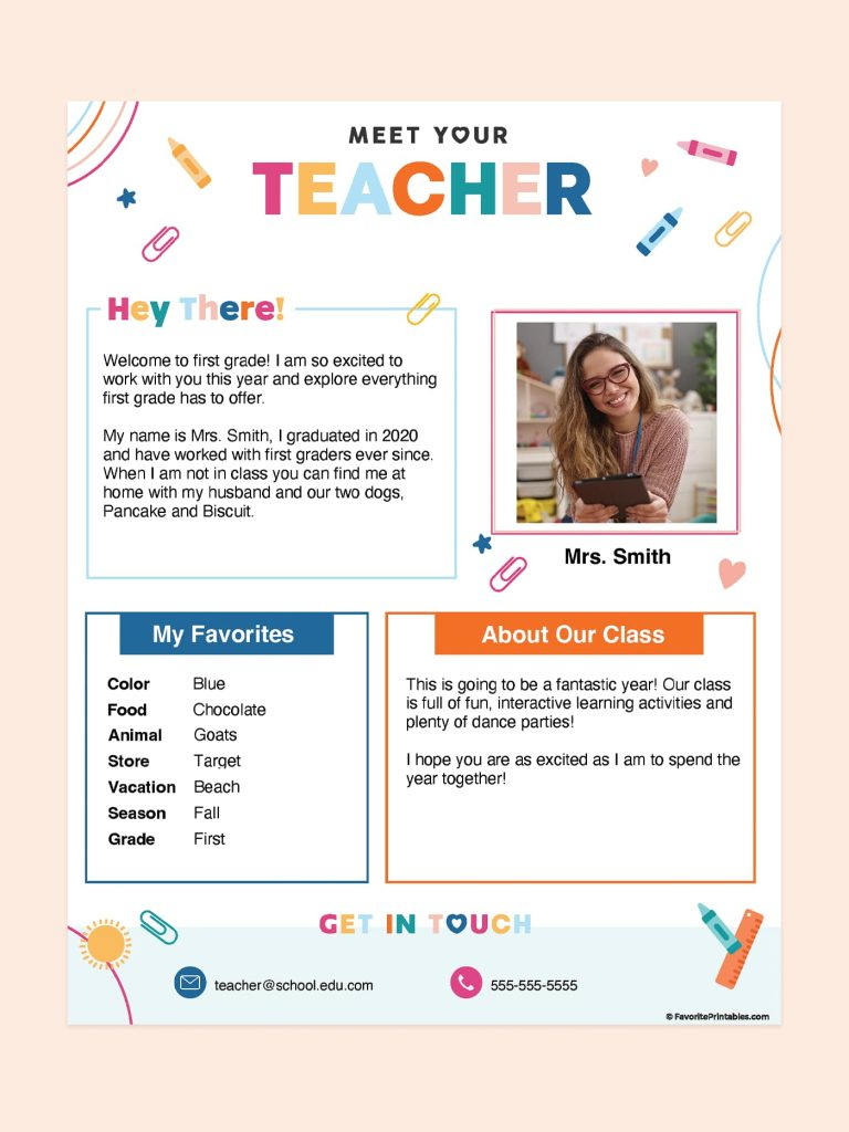 Free Printable Teacher Resources - Favorite Printables intended for Free Teacher Resources Printables