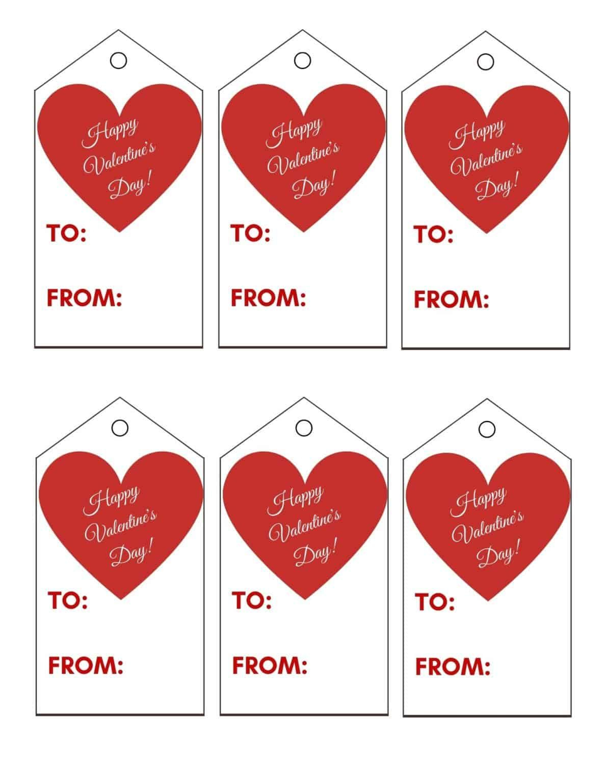 Free Printable Valentine Tags - Add A Little Adventure | Free for Free Printable Valentine Tags