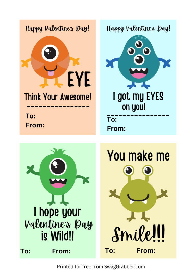 Free Printable Valentine&amp;#039;S Day Cards For School throughout Free Printable Valentines Day Cards Kids