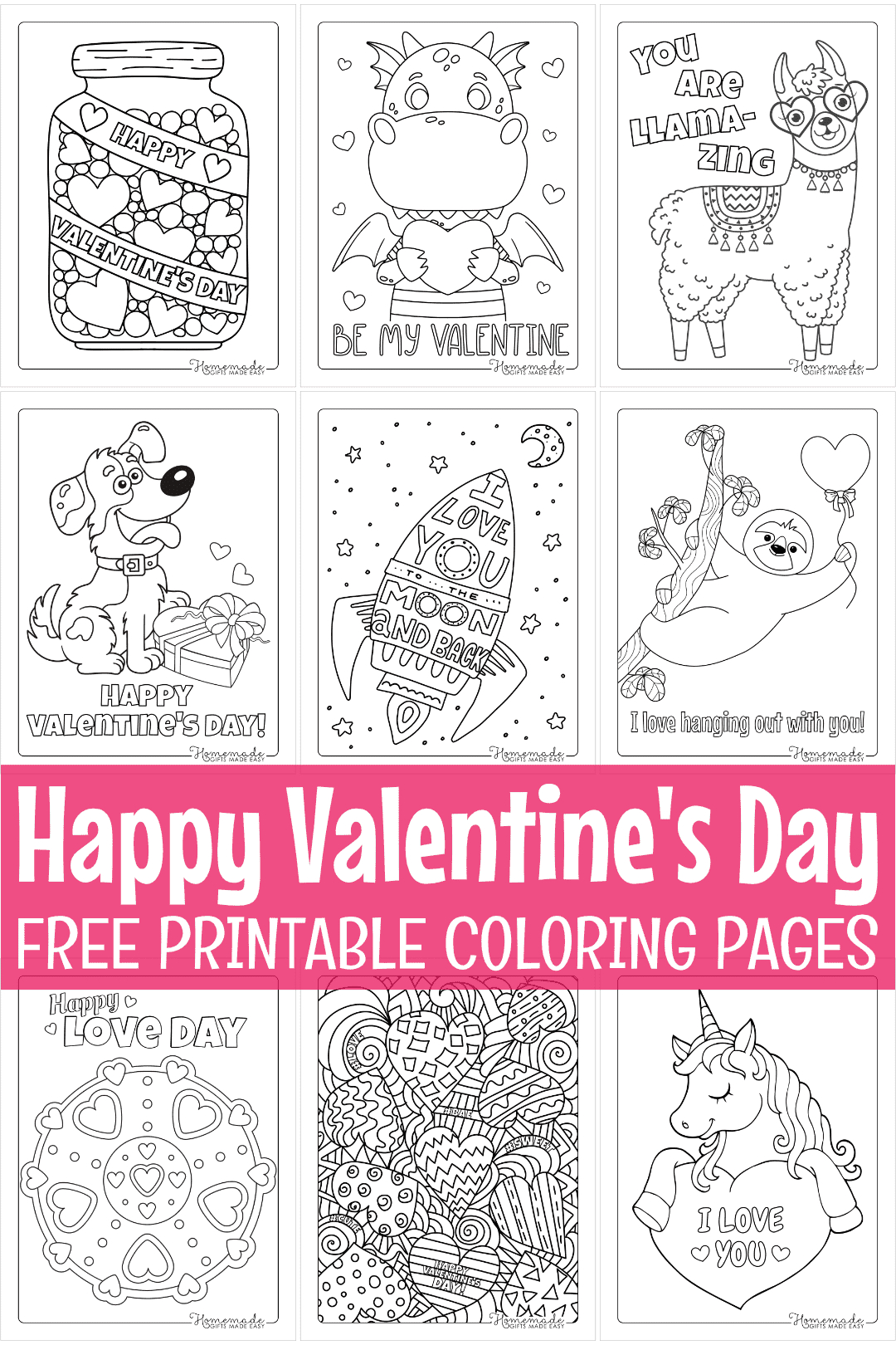 Free Printable Valentine&amp;#039;S Day Coloring Pages with Free Valentine Printables Coloring