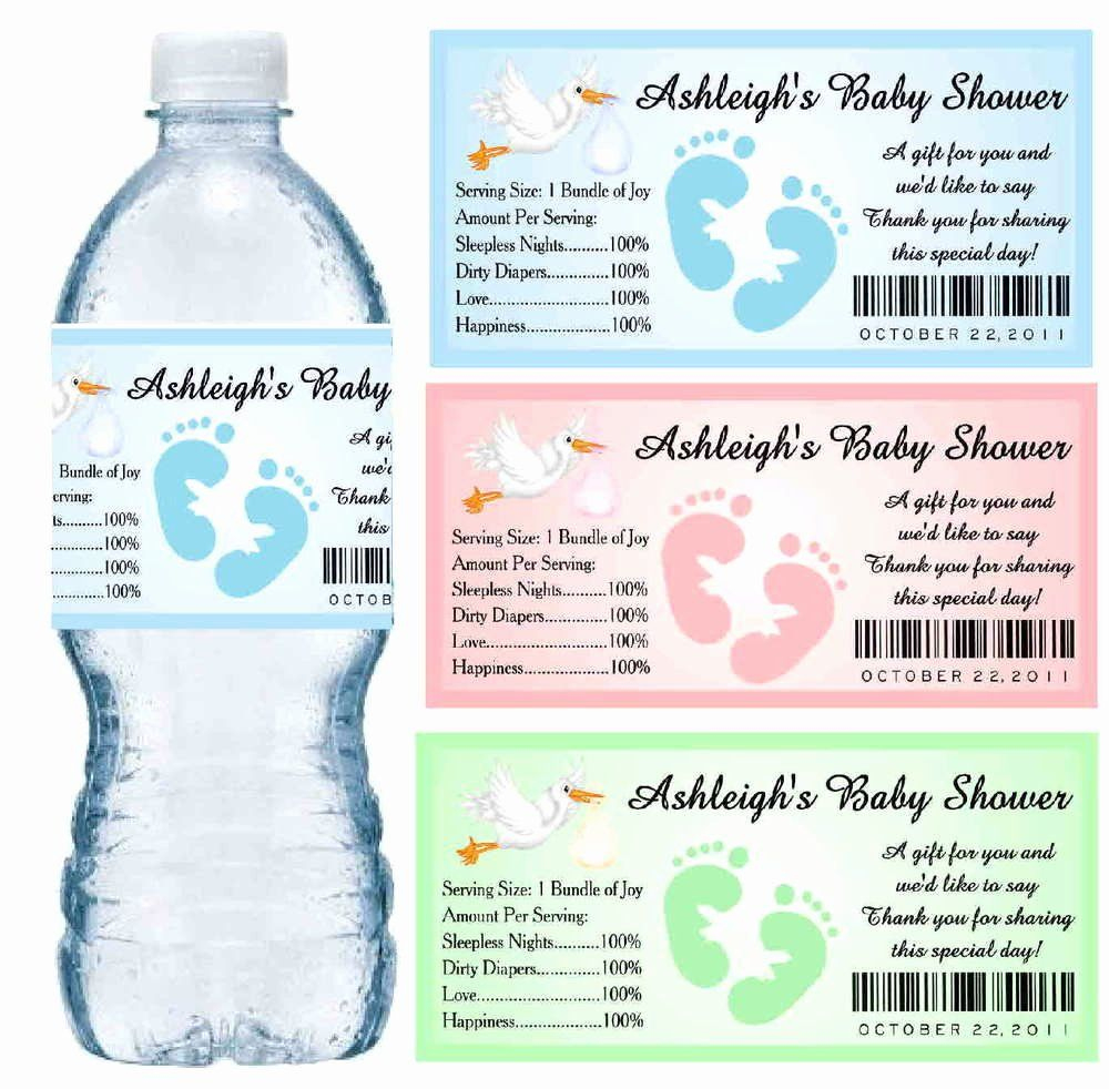 Free Printable Water Bottle Labels For Baby Shower Best Of 30 Baby intended for Free Printable Water Bottle Labels For Baby Shower