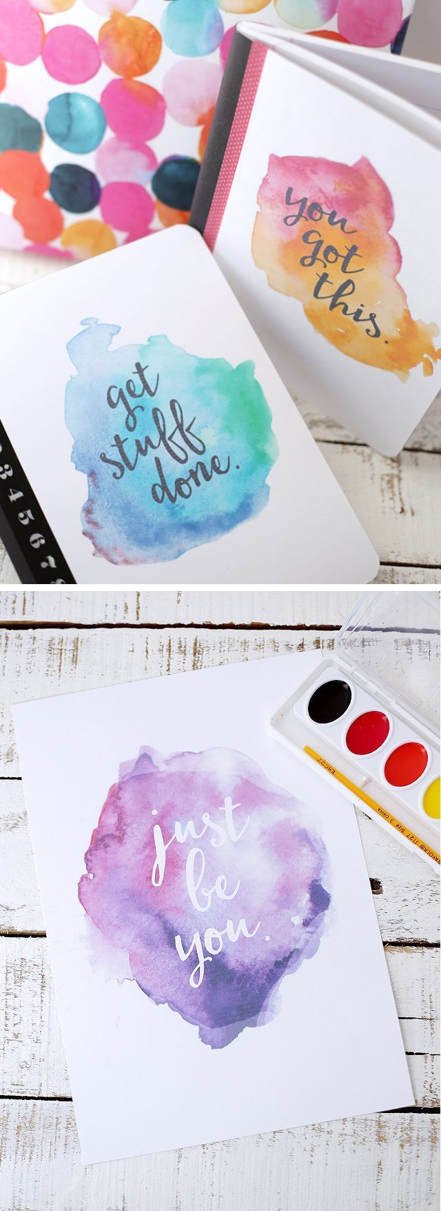 Free Printable Watercolor Notebook Covers - Eighteen25 | Art pertaining to Free Printable Watercolor Notebook Covers