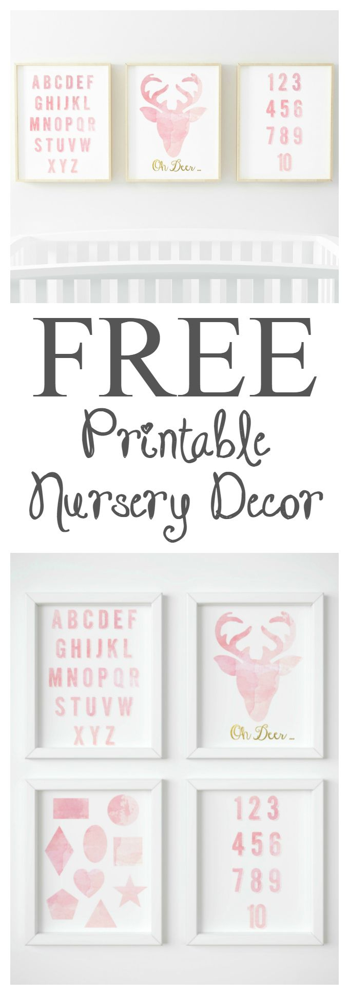 Free Printable Watercolour Nursery Decor | Baby Nursery Diy, Free pertaining to Free Nursery Printables