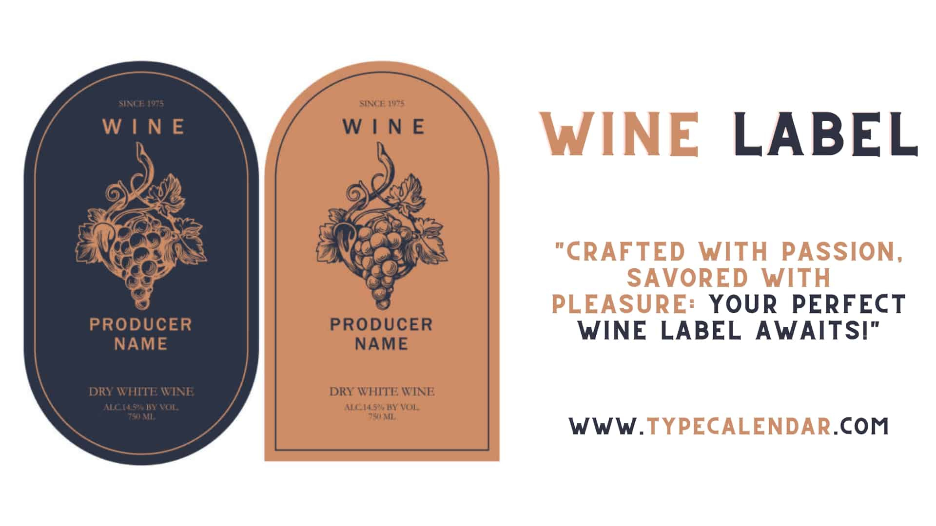 Free Printable Wine Label Templates [Word, Psd] in Free Printable Wine Labels With Photo