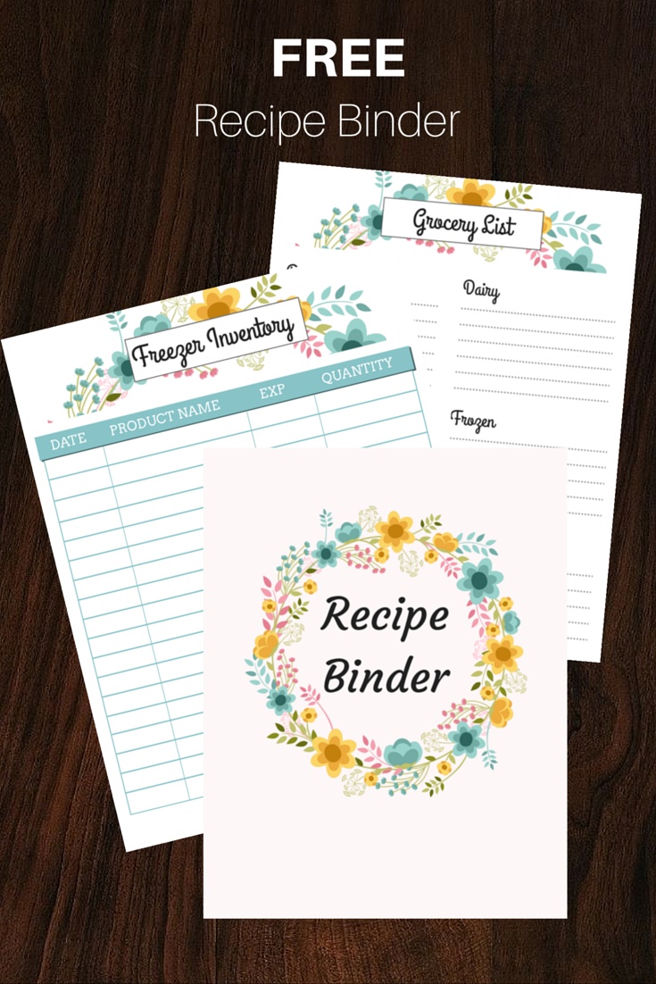 Free Recipe Binder! Grab The Recipe Binder Kit Dearcreatives within Free Printable Recipe Binder Kit