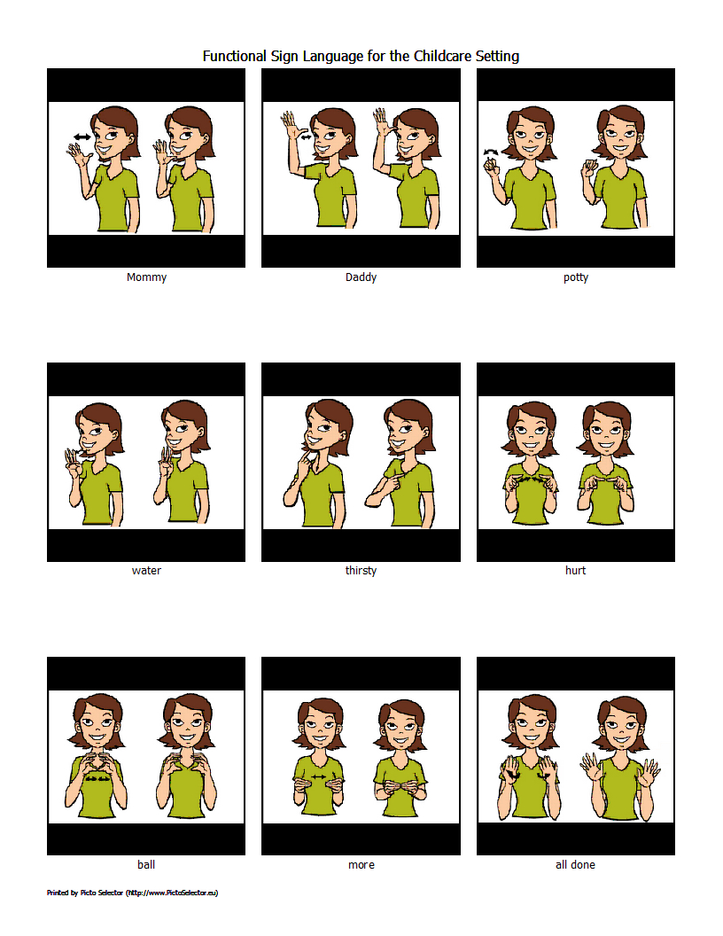 Free Sign Language Printables | Wordsofhisheart inside Free Printable Sign Language Dictionary