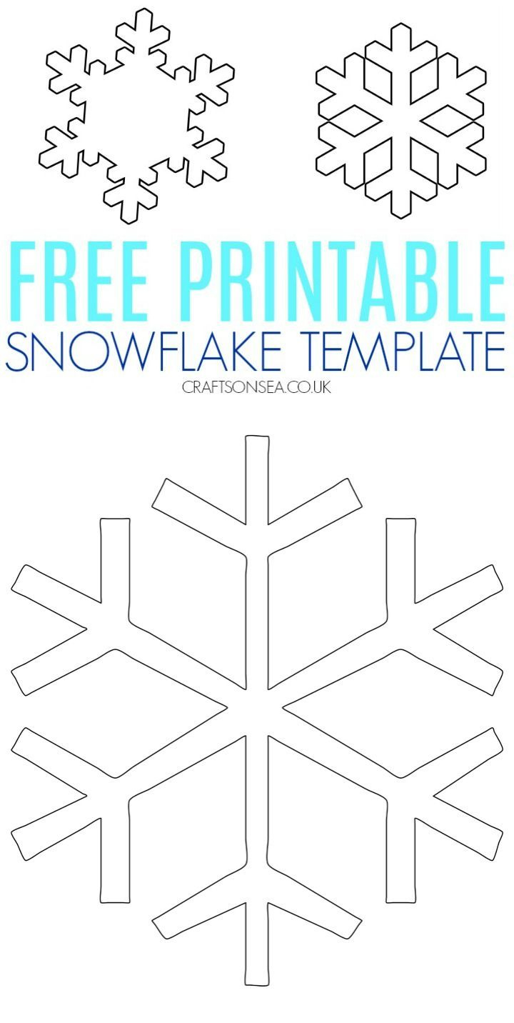 Free Snowflake Template (Printable Pdf) | Snowflake Template with Free Printable Snowflake Patterns