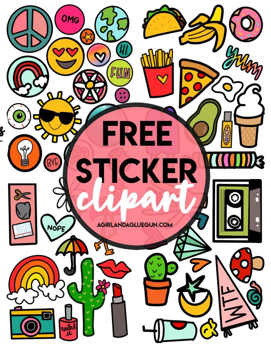 Free Sticker Printables For Diy Projects in Free Printable Stickers