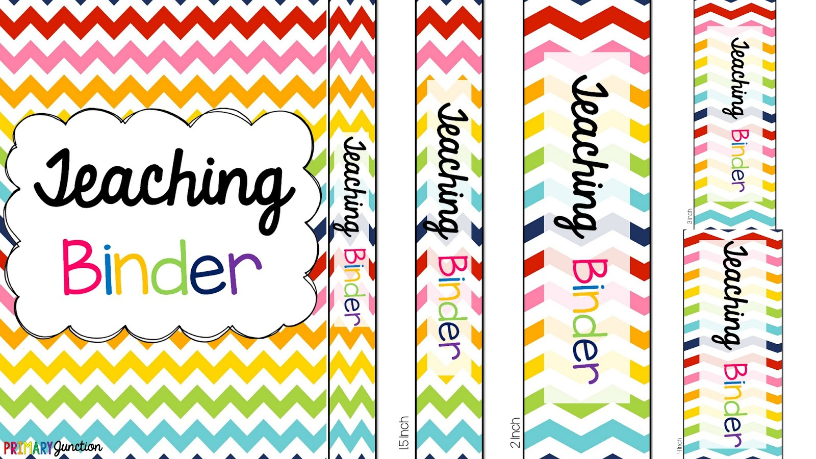 Free Teacher Binder Cover | Primary Junction throughout Free Printable Teacher Binder Covers