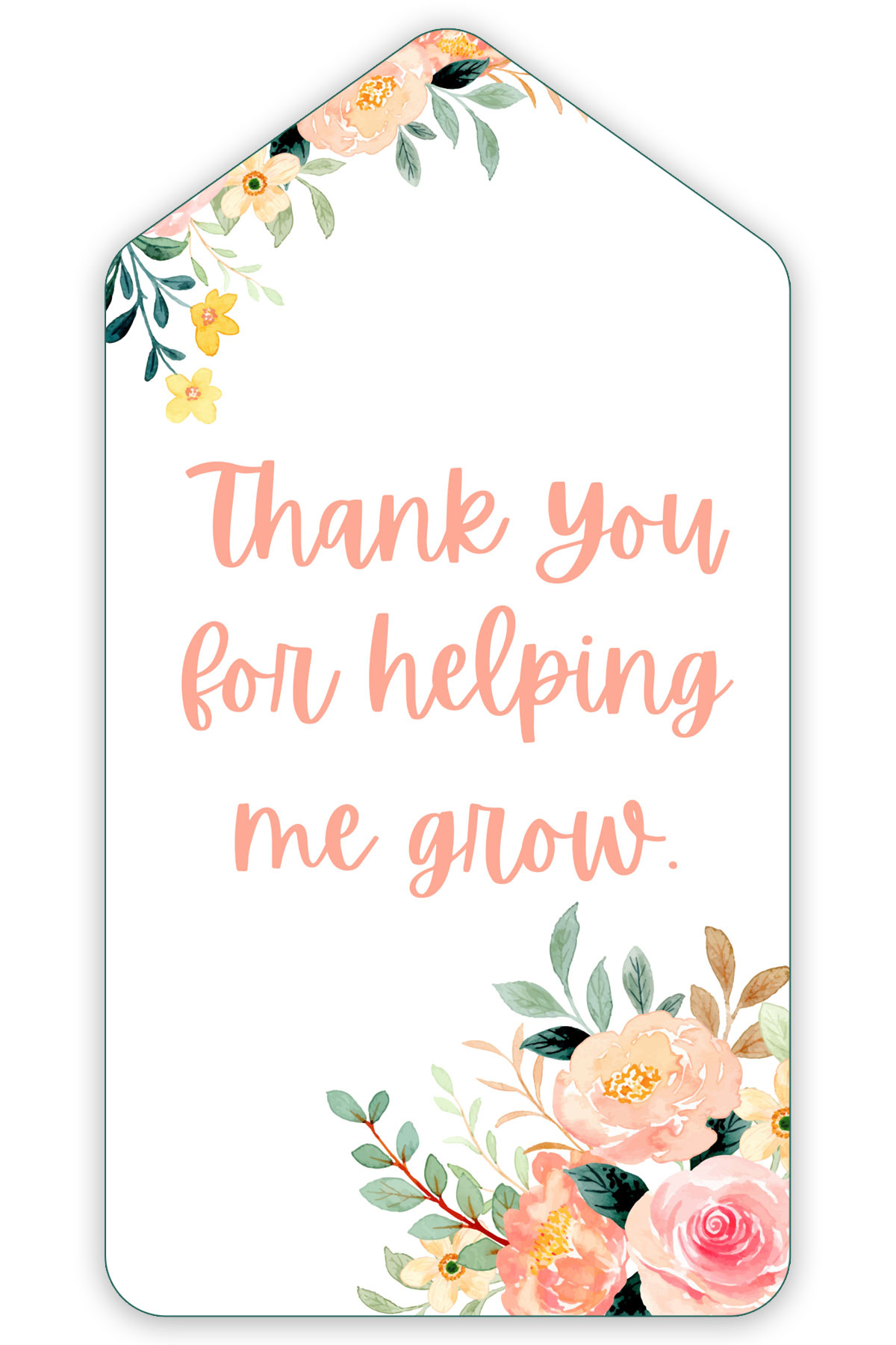 Free Thank You For Helping Me Grow Printable Gift Tags within Thanks For Helping Me Grow Free Printable