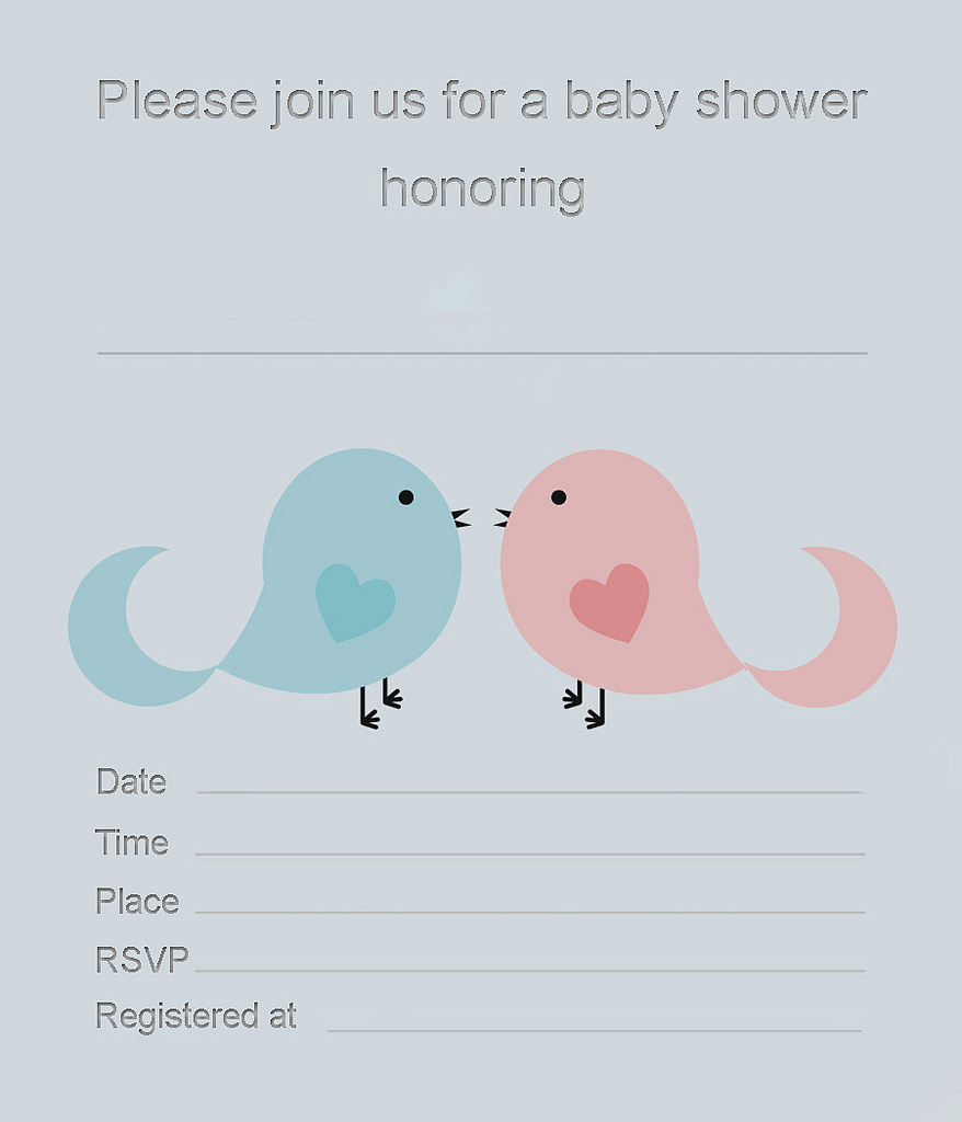 Free Twin Baby Shower Invitations - My Practical Baby Shower Guide pertaining to Free Printable Twin Baby Shower Invitations