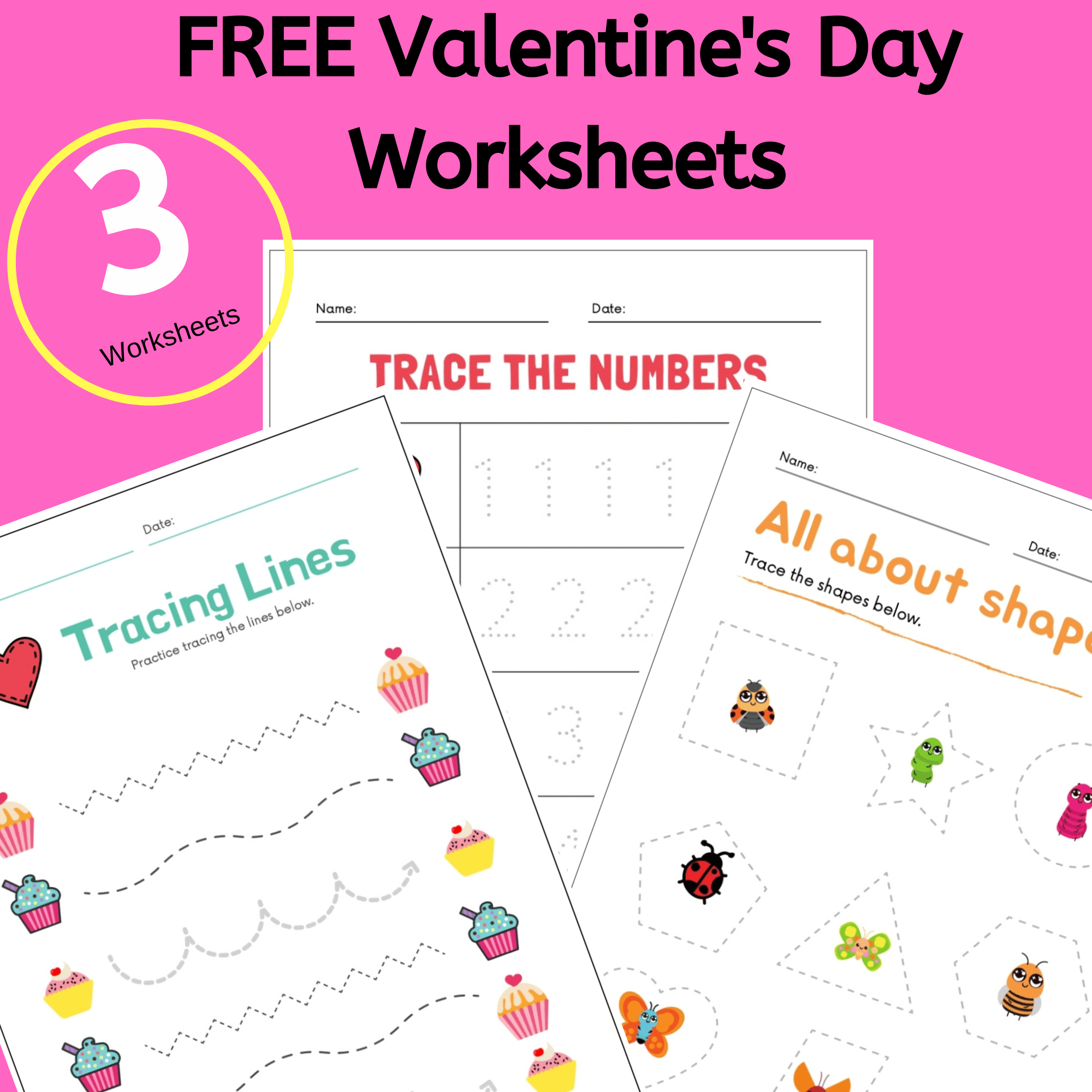 Free Valentine Day Worksheets For Preschool - for Free Printable Preschool Valentine Worksheets