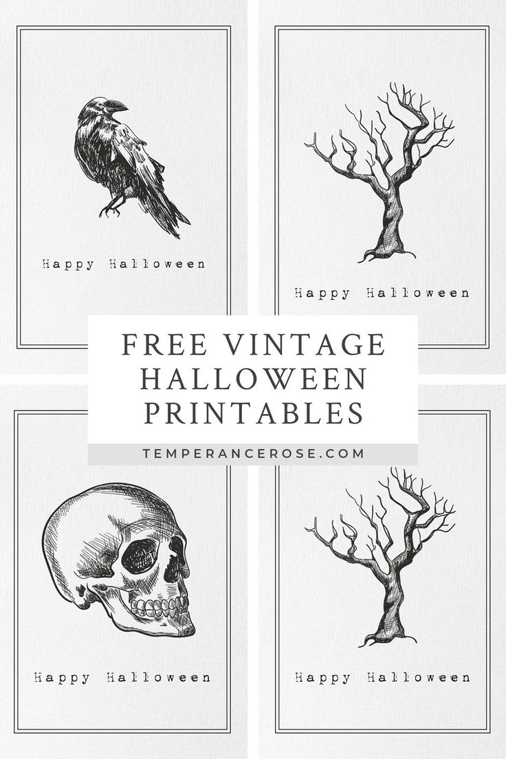 Free Vintage Halloween Printables for Free Vintage Halloween Printables