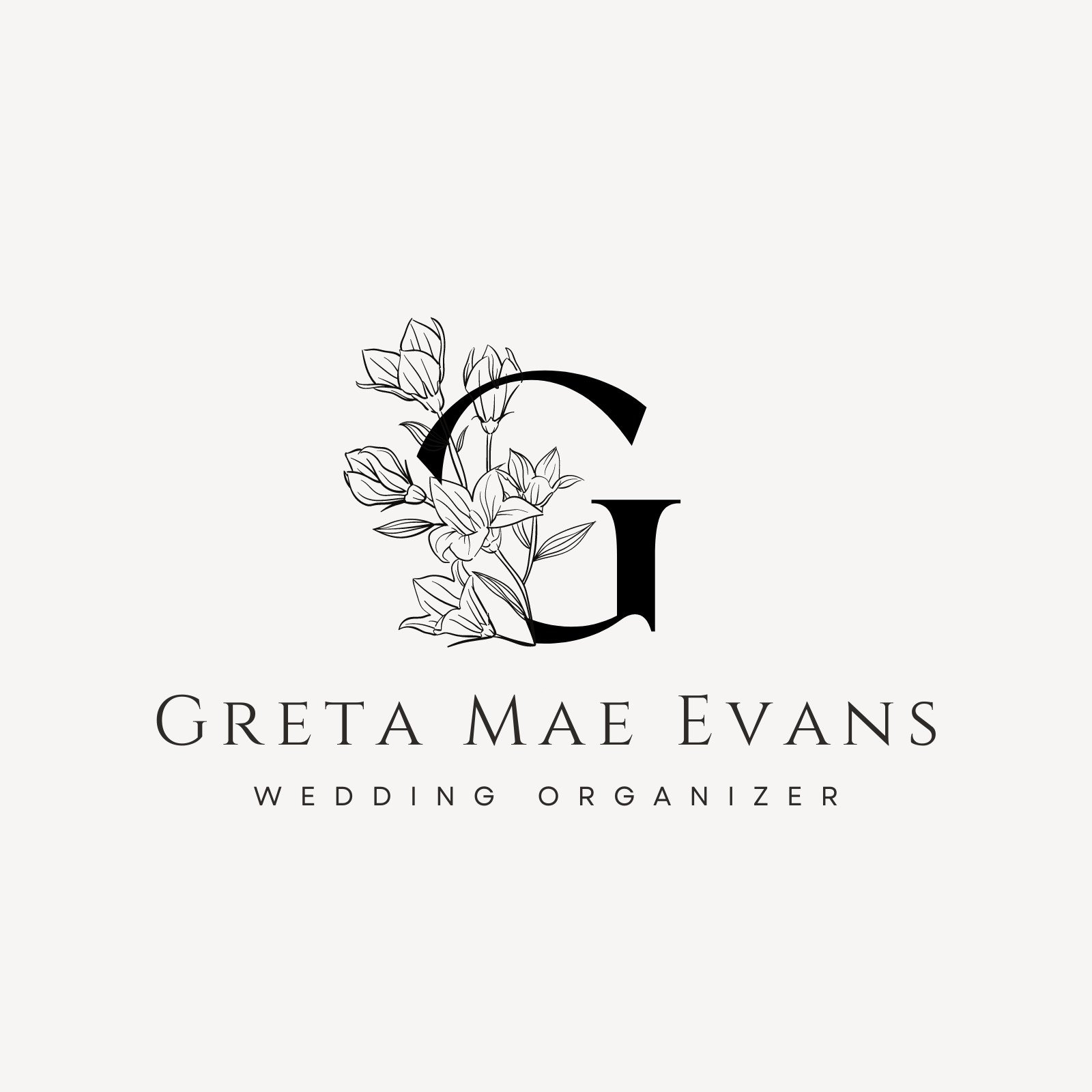 Free Wedding Logo Templates To Customize And Print | Canva within Free Printable Monogram Wedding Invitation Templates