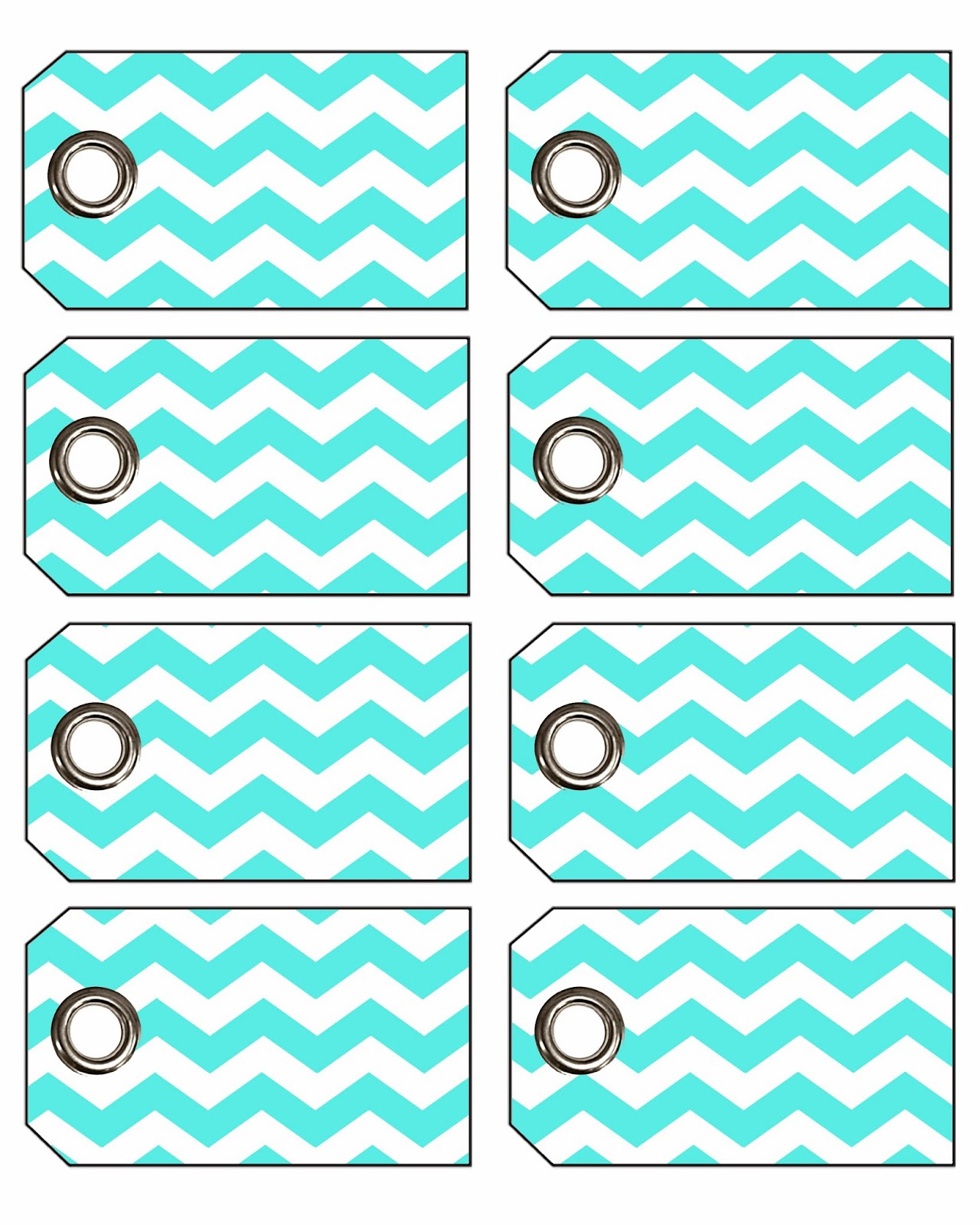 Freebie Week: Chevron Gift Tags With Eyelets! intended for Free Printable Chevron Labels