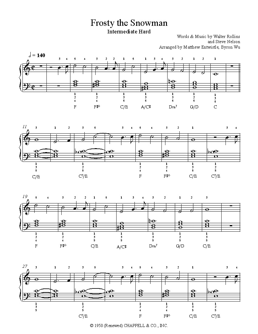 Frosty The Snowman Violin Sheet Music in Free Printable Frosty The Snowman Sheet Music