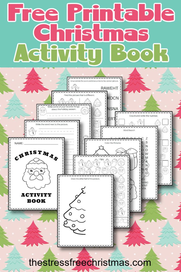 Fun And Free Printable Christmas Activity Book with regard to Free Printable Christmas Books for Kindergarten