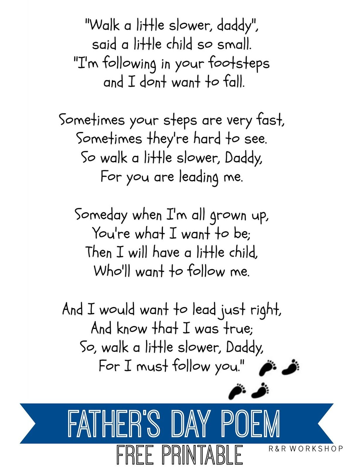 Funny Father&amp;#039;S Day Poem Free Printable pertaining to Free Printable Fathers Day Poems for Preschoolers