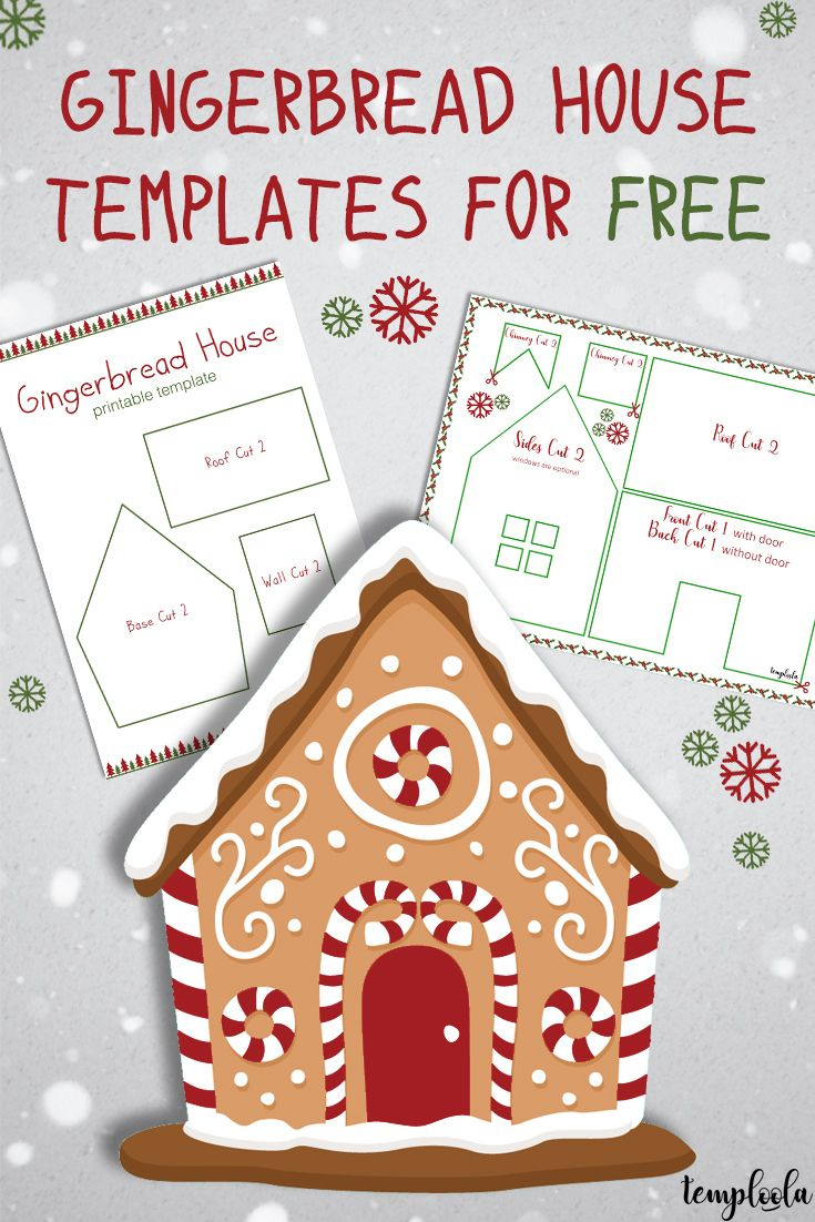 Gingerbread House Template | Free Printable Pdf inside Free Printable Gingerbread House