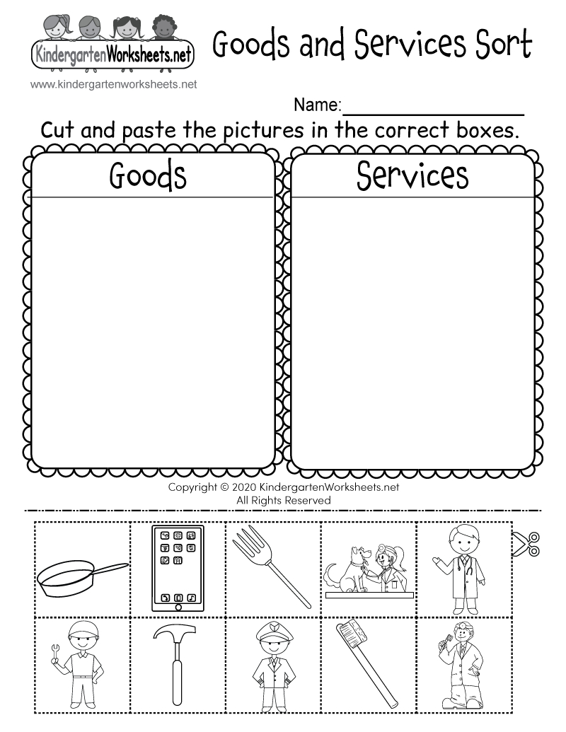 Goods And Services Worksheet - Free Printable, Digital, &amp;amp; Pdf pertaining to Free Printable Worksheets For 2Nd Grade Social Studies