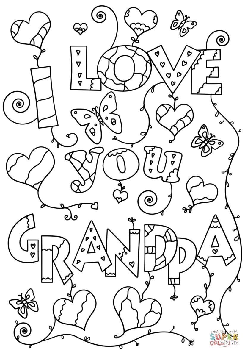 Grandpa Coloring Pages Gallery | Fathers Day Coloring Page, Happy throughout Free Printable Fathers Day Coloring Pages for Grandpa