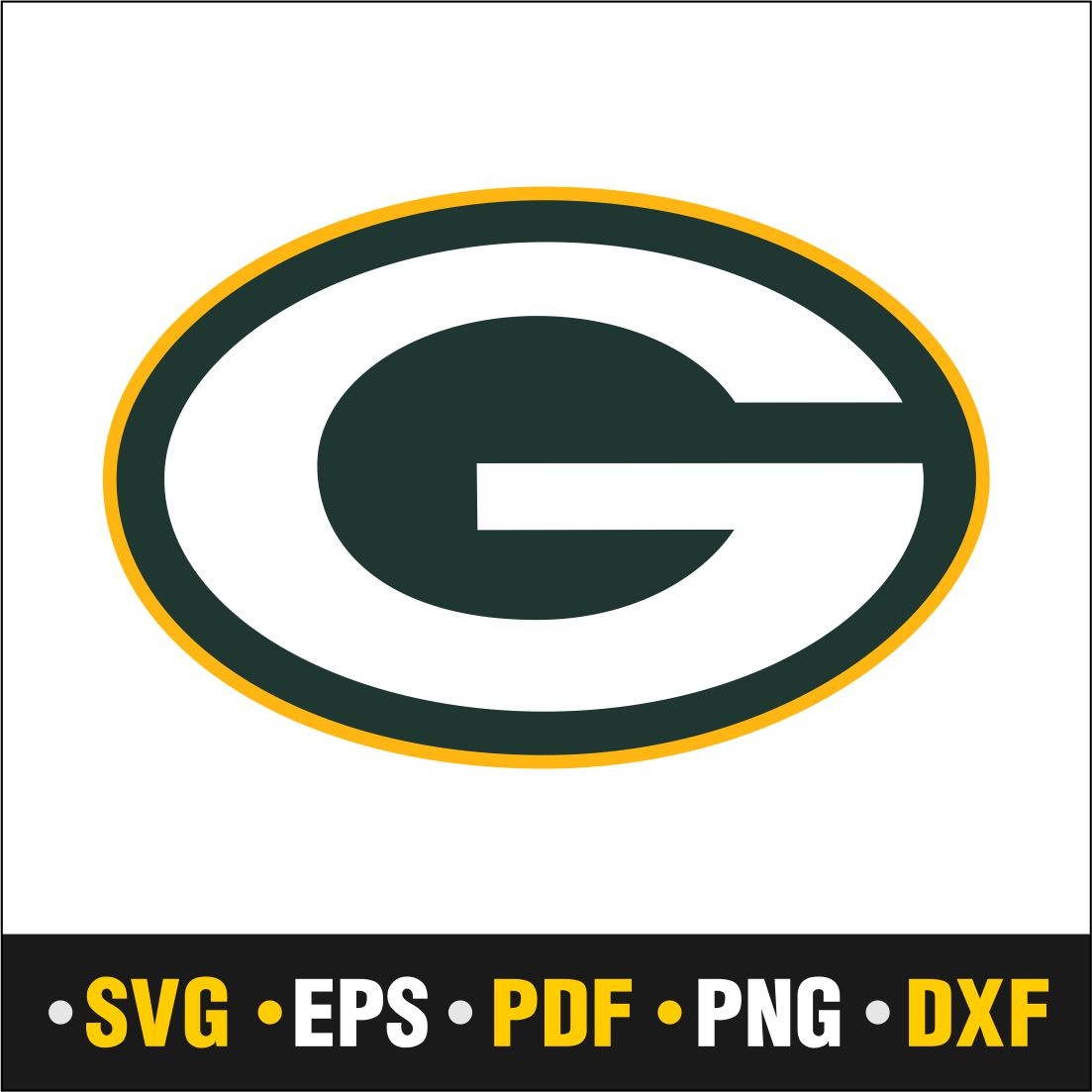 Green Bay Packers Svg, Pdf, Png, Dxf, Eps for Free Printable Green Bay Packers Logo