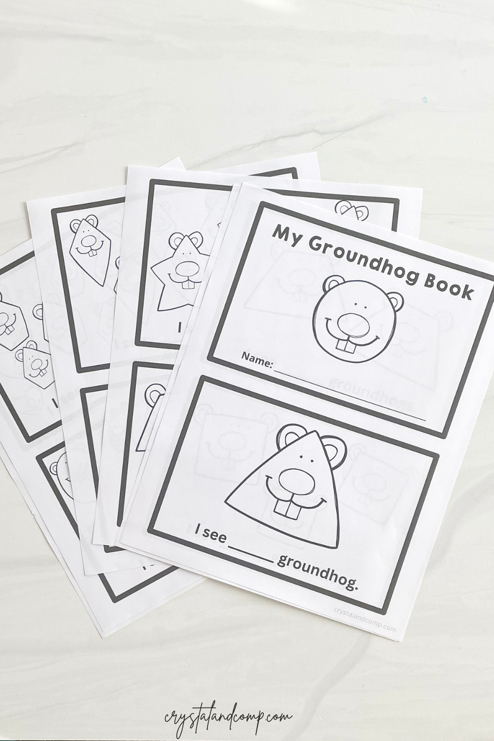 Groundhog Day Printable Book - Crystalandcomp inside Free Printable Groundhog Day Booklet