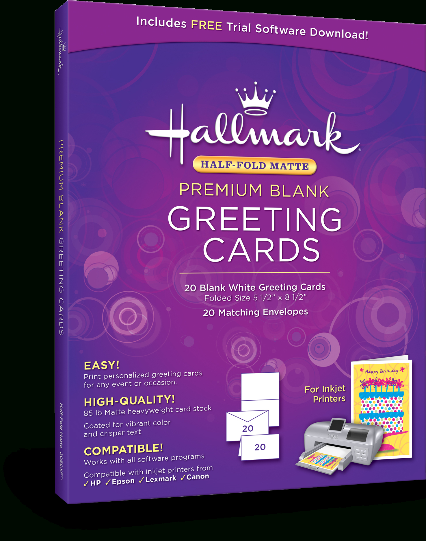 Hallmark Premium Blank Greeting Cards | Greeting Card Software pertaining to Free Printable Greeting Cards Hallmark