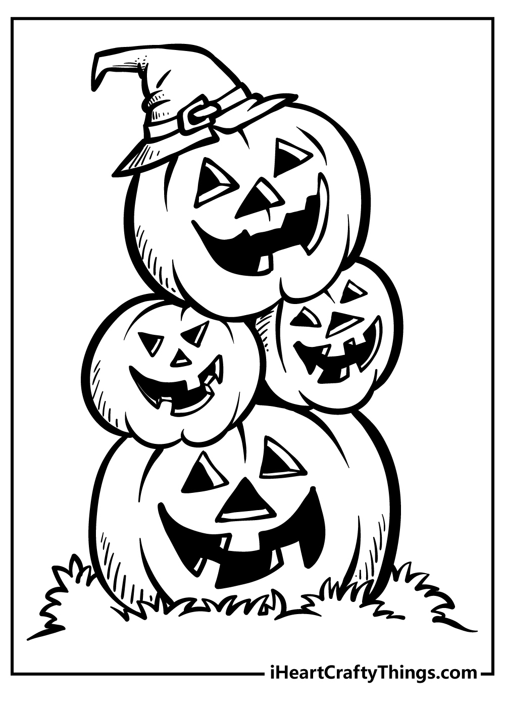 Halloween Coloring Pages (100% Free Printables) with Free Printable Halloween Coloring Pages