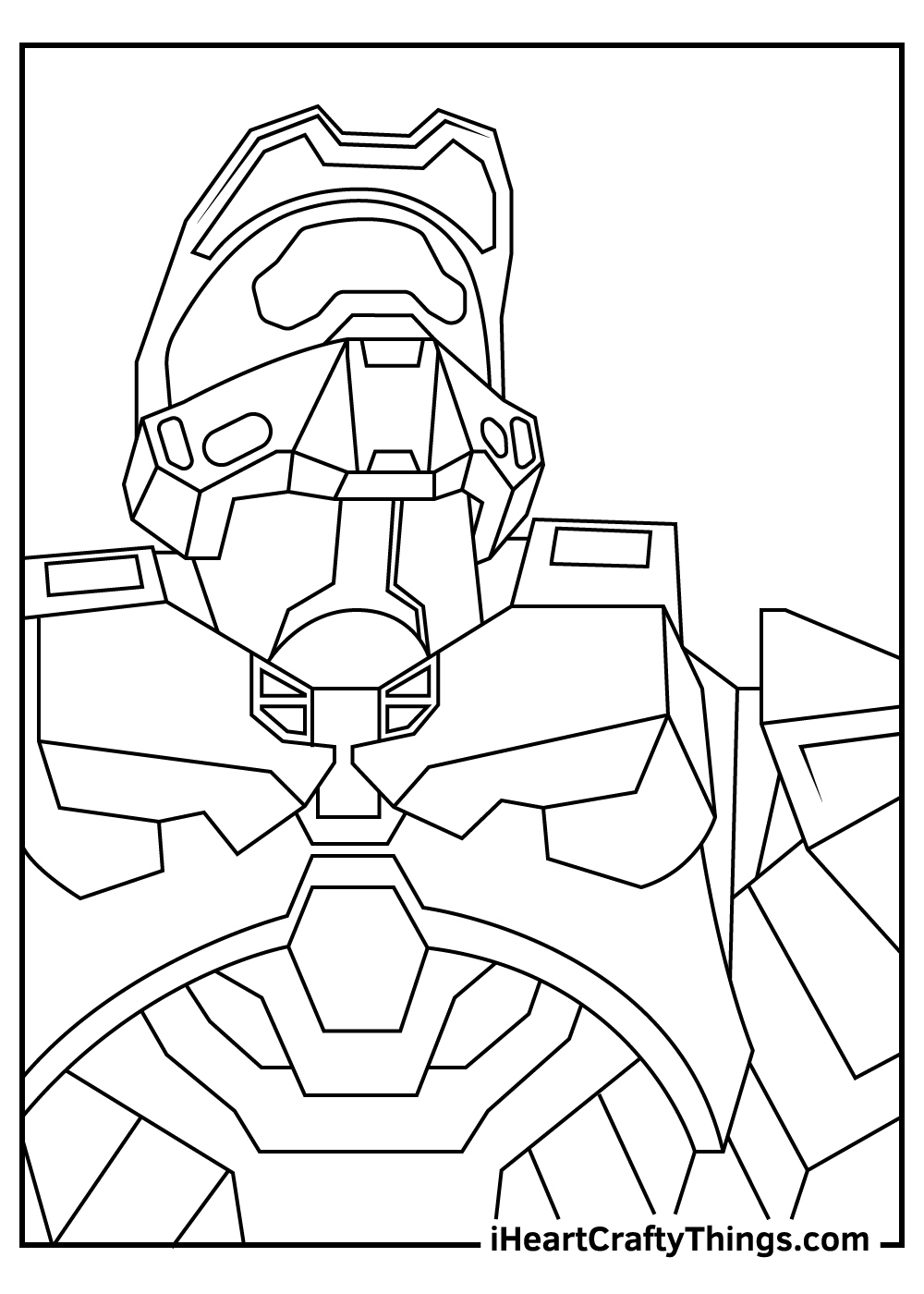 Halo Coloring Pages (100% Free Printables) intended for Free Printable Halo Coloring Pages