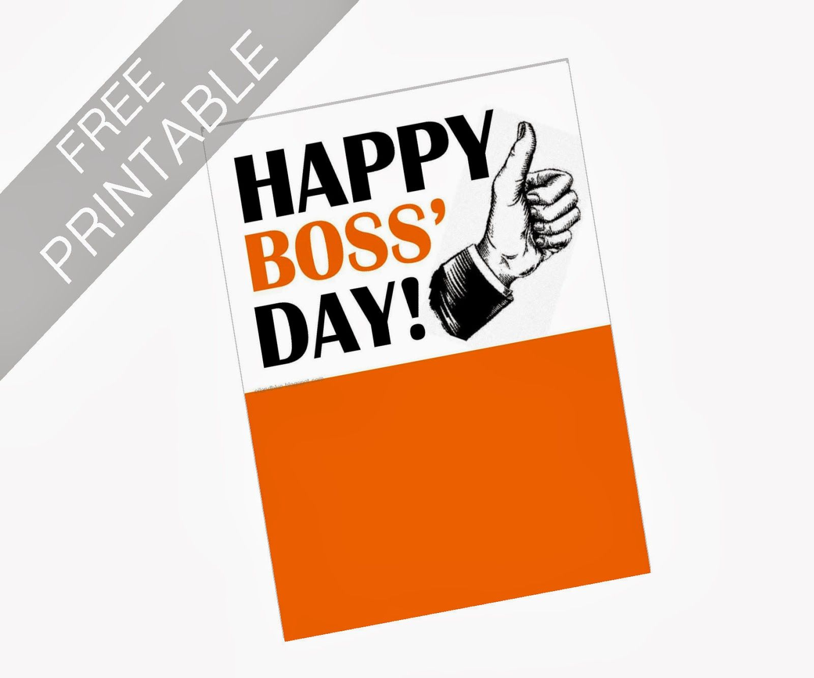 Happy Boss&amp;#039;S Day Card - Free Printable intended for Boss Day Cards Free Printable