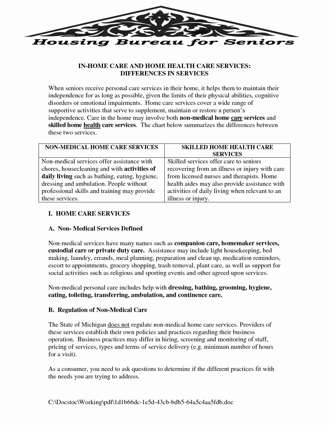 Home Daycare Business Plan Template Unique Awesome Home Care with Free Printable Inservices For Home Health Aides