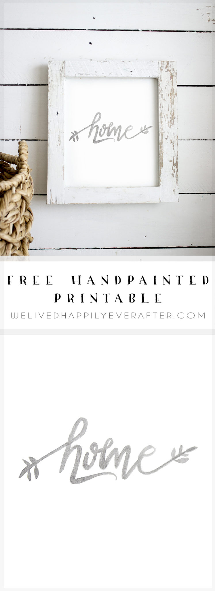 Home Sweet Home Free Printable | We Lived Happily Ever After for Free Printables for Home