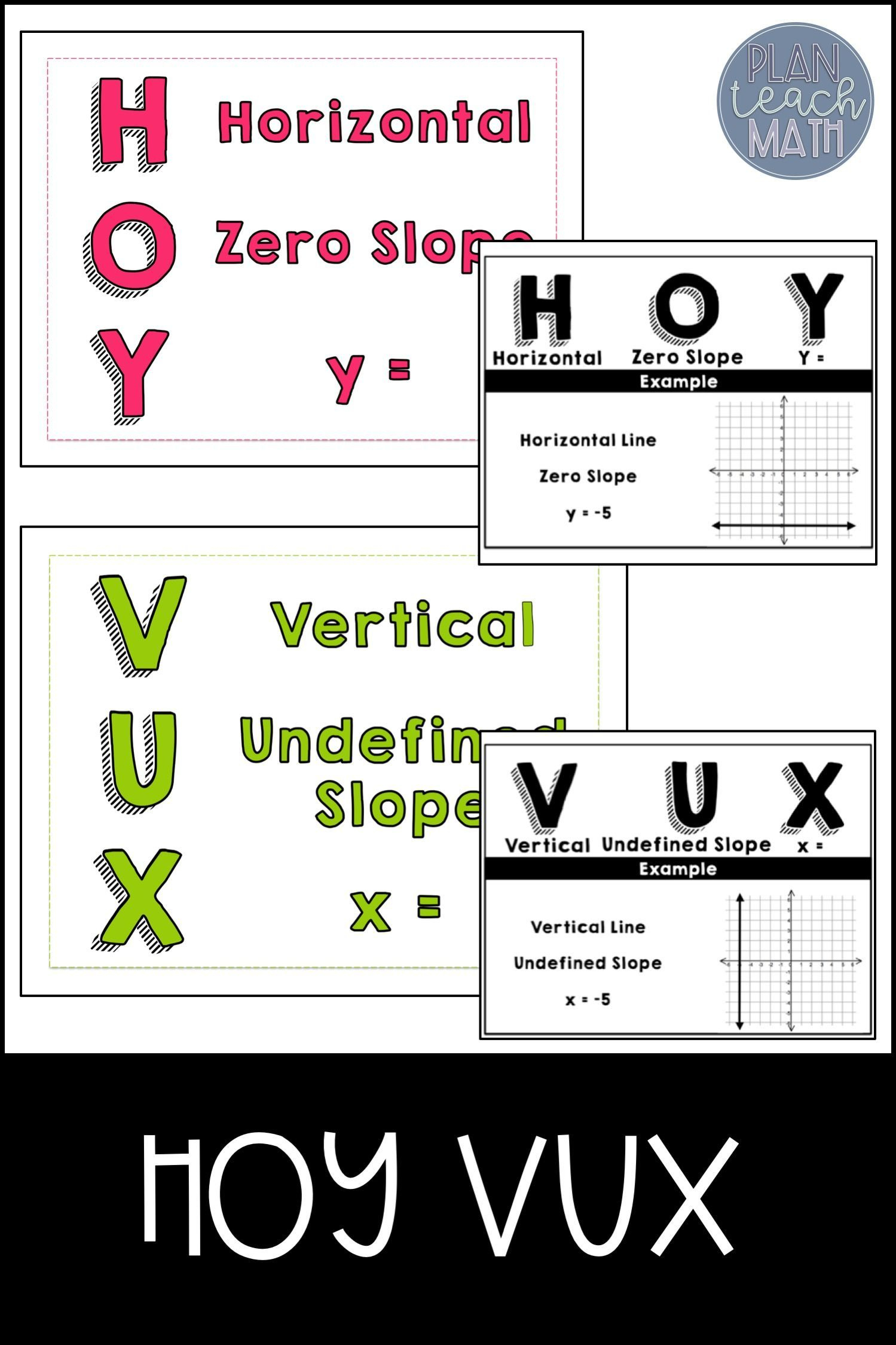 Horizontal And Vertical Lines (Hoy Vux) - Posters And Reference with Free Printable Hoy Sheets