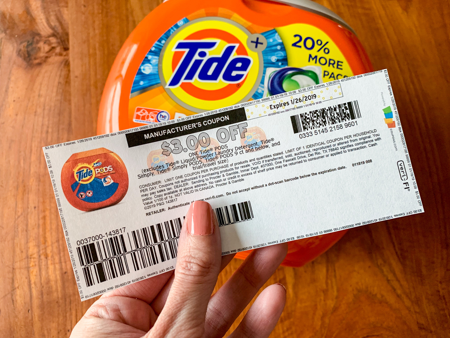 Hot* $3 Off Tide Pods Printable Coupon (Available For 7 Days Only with Free Printable Tide Simply Coupons