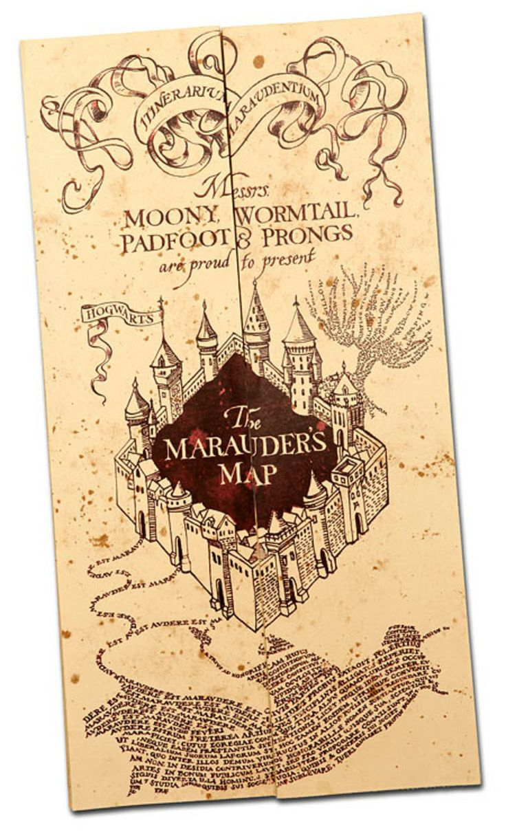 How To Make A Marauder&amp;#039;S Map | Harry Potter Marauders Map, Harry throughout Free Printable Marauders Map