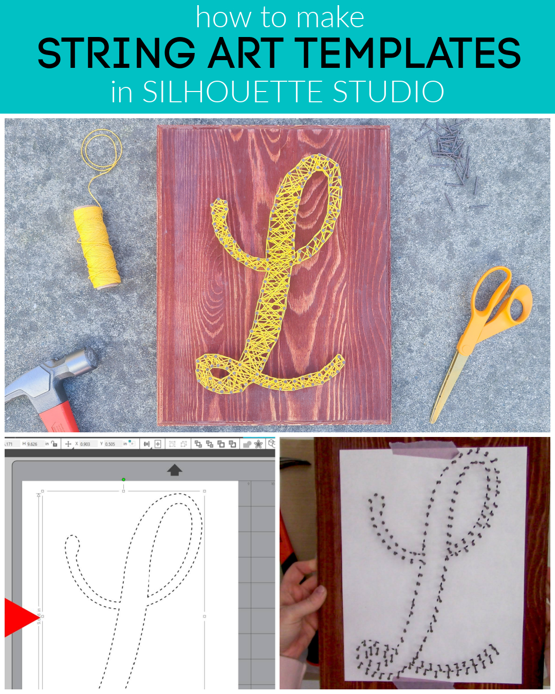 How To Make A String Art Pattern In Silhouette Studio Basic pertaining to Free Printable String Art Patterns With Instructions