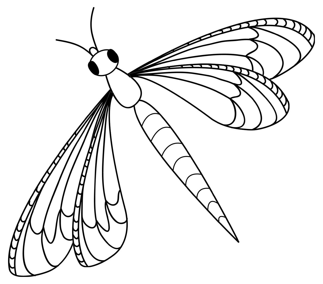 Insect Coloring Pages, Bug Coloring Pages, Butterfly Coloring Page for Free Printable Pictures Of Dragonflies