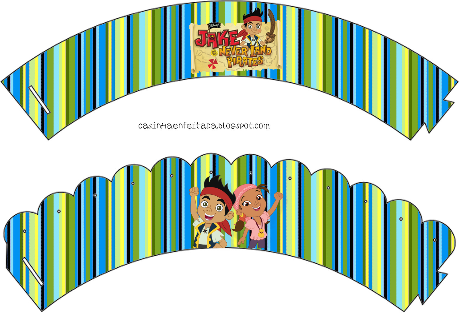 Jake And The Neverland Pirates Free Printable Mini Kit. - Oh My for Free Printable Jake And The Neverland Pirates Cupcake Toppers