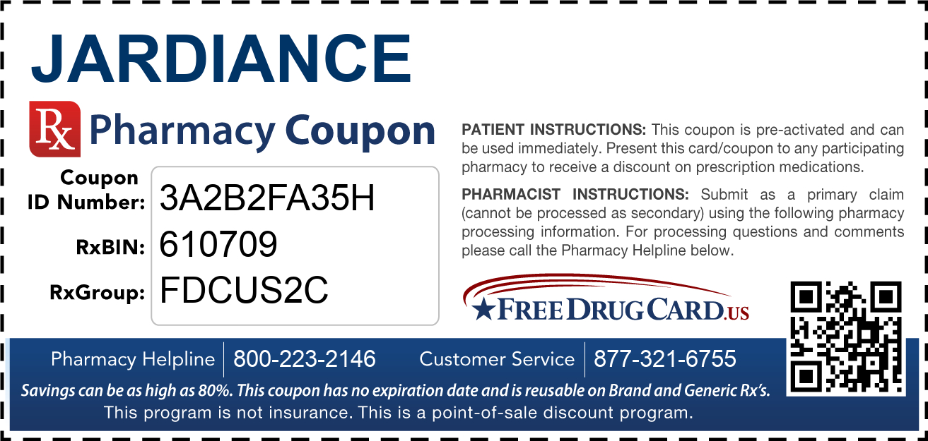 Jardiance Coupon - Free Prescription Savings At Pharmacies Nationwide for Free Printable Prescription Coupons