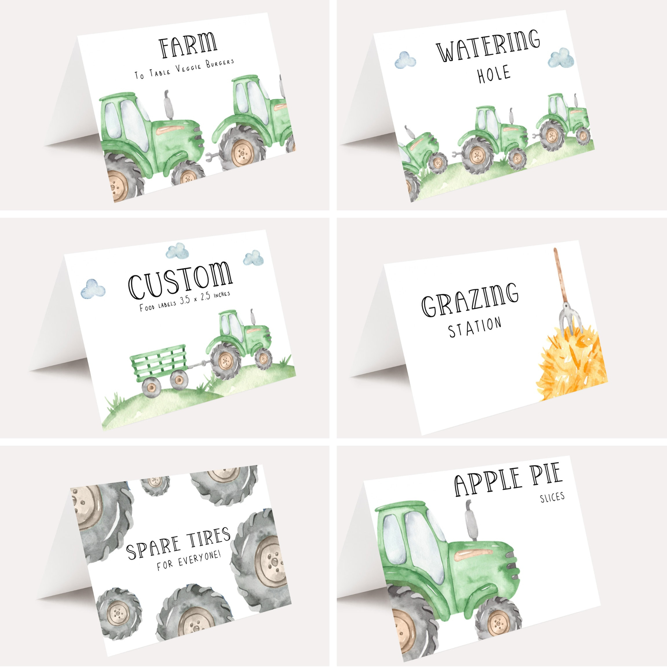 John Deere Food Labels - Etsy intended for Free Printable John Deere Food Labels