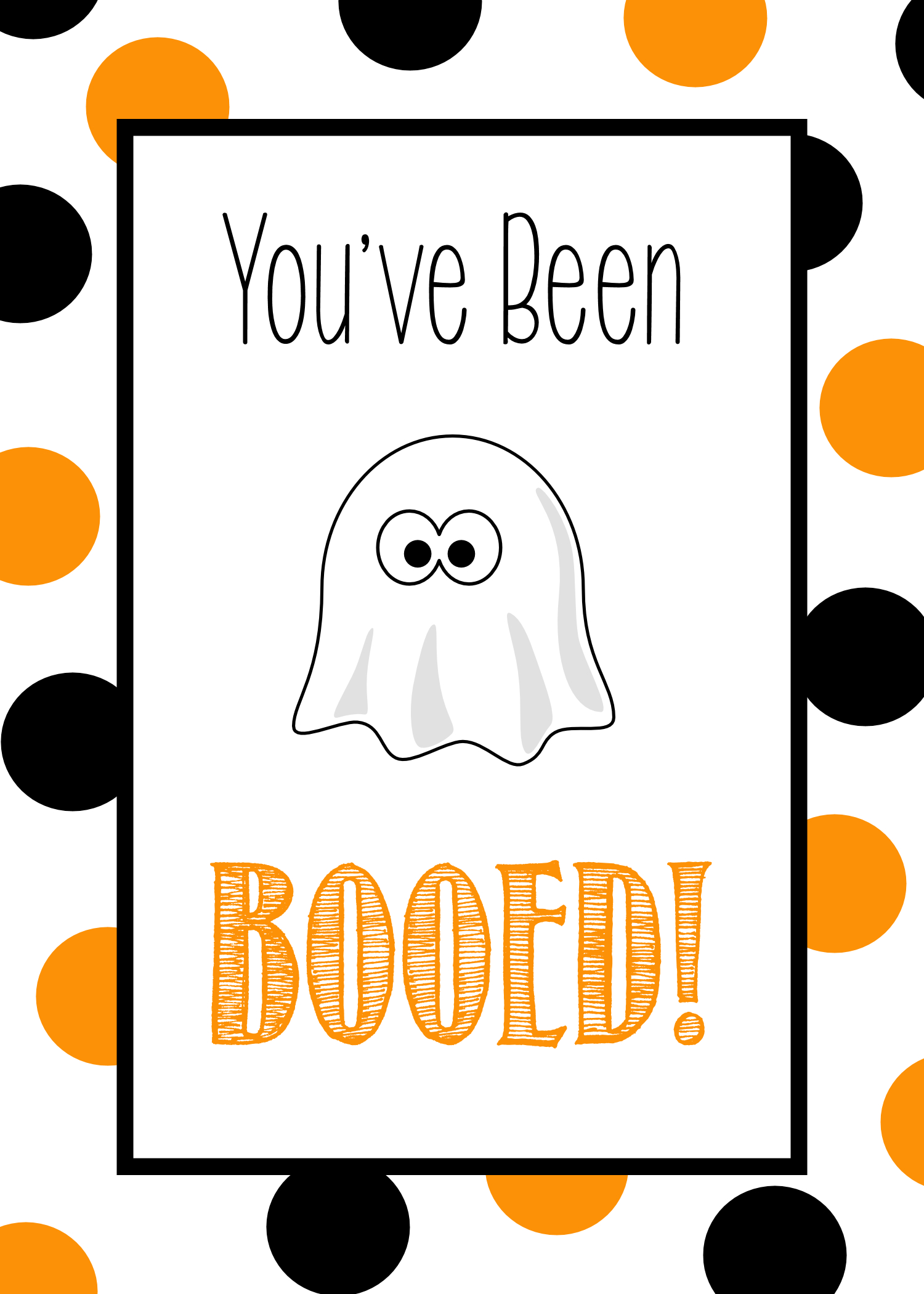 Join This Fun Neighborhood Tradition And Let Someone Know &amp;quot;You&amp;#039;Ve throughout You Ve Been Booed Free Printable