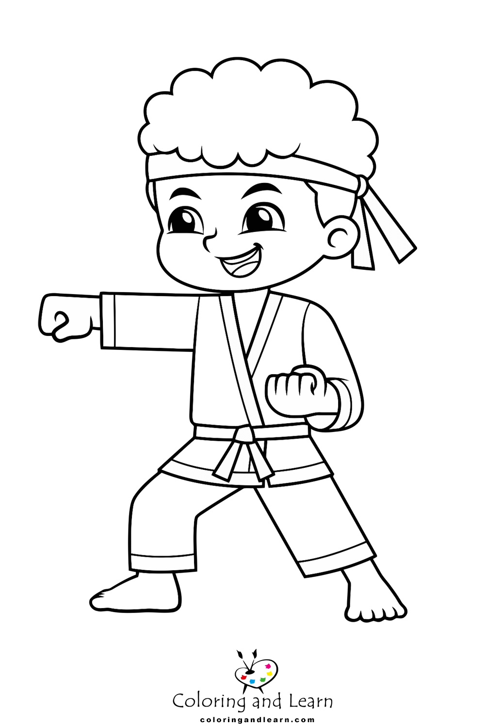 Karate Coloring Pages (Free) (2024) - Coloring And Learn with regard to Free Printable Karate Coloring Pages