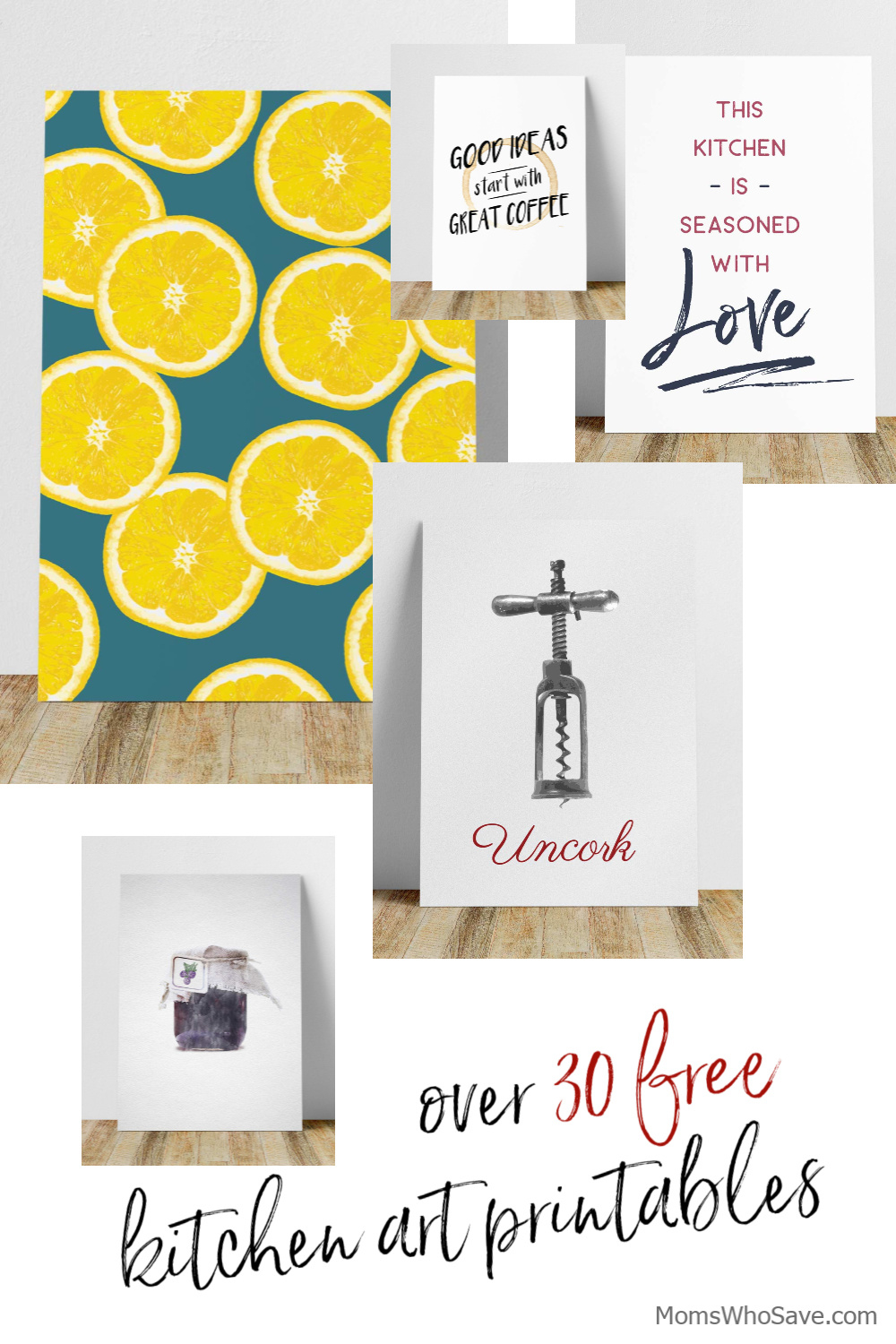 Kitchen Wall Prints: Over 30 Free Printables! | Momswhosave for Free Kitchen Printables