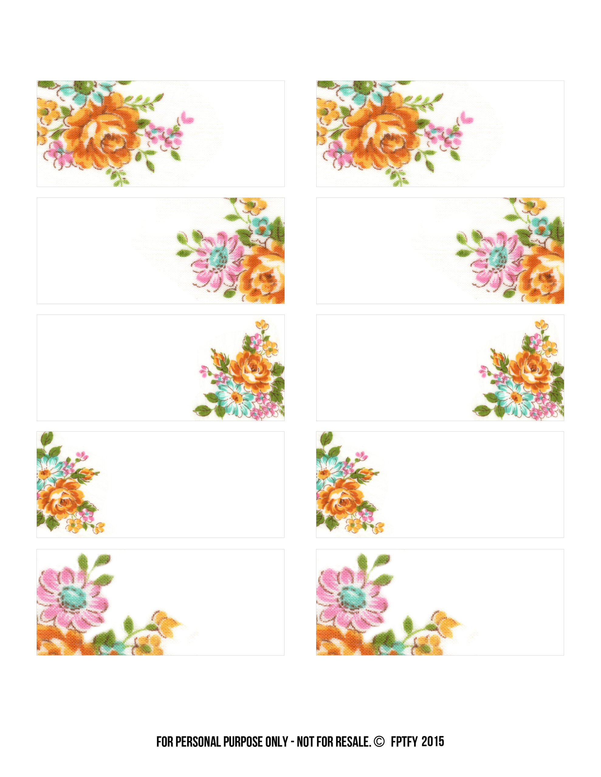 Labels: Pretty Floral Vintagetags - Free Pretty Things For You with Free Printable Floral Labels