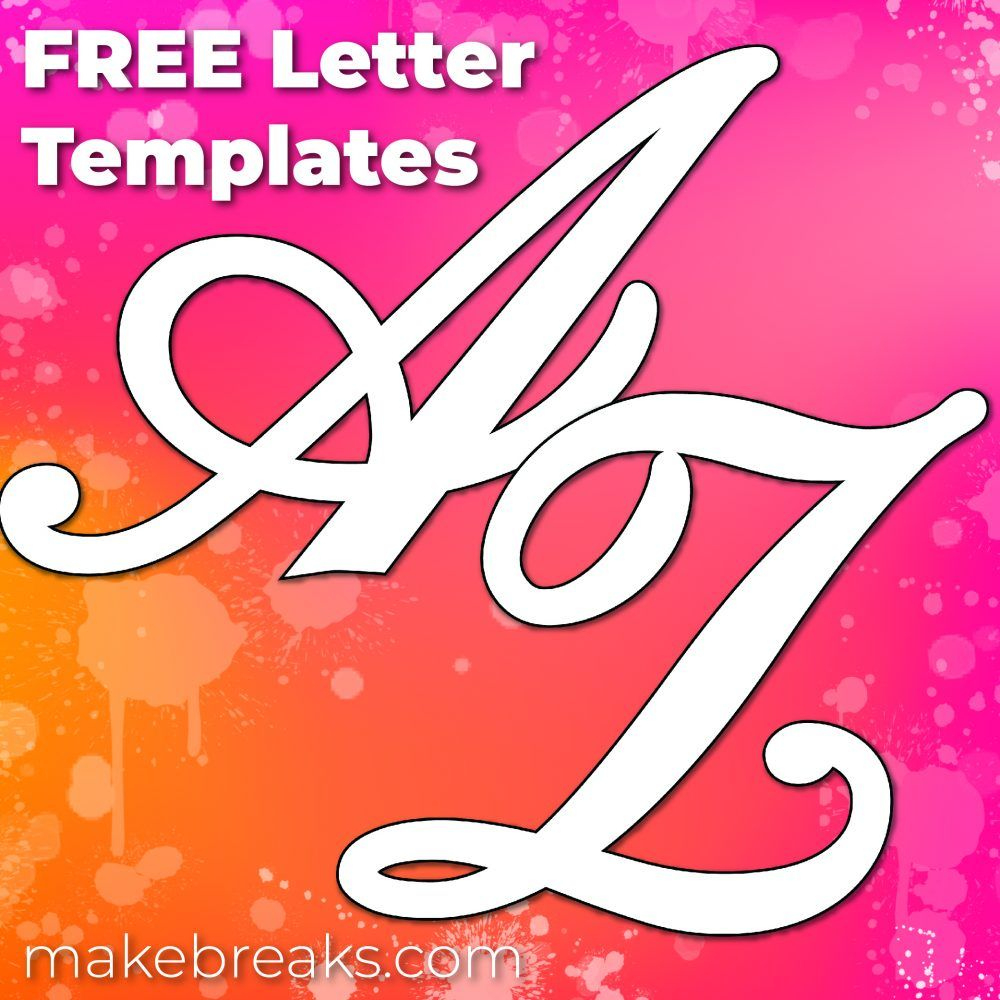 Large Letter Templates | Free Printable Letters, Letter Stencils pertaining to Large Printable Fonts Free