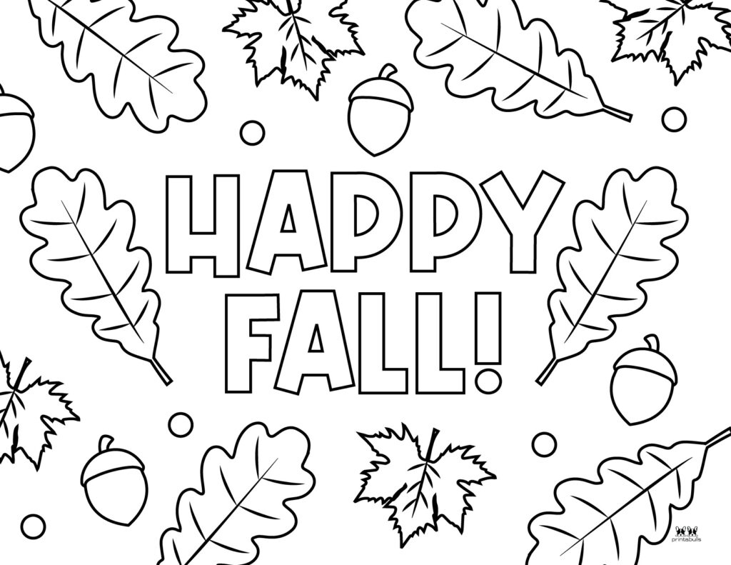 Leaf Outlines, Templates &amp;amp; Coloring Pages - 55 Free Pages for Free Printable Fall Leaves Coloring Pages