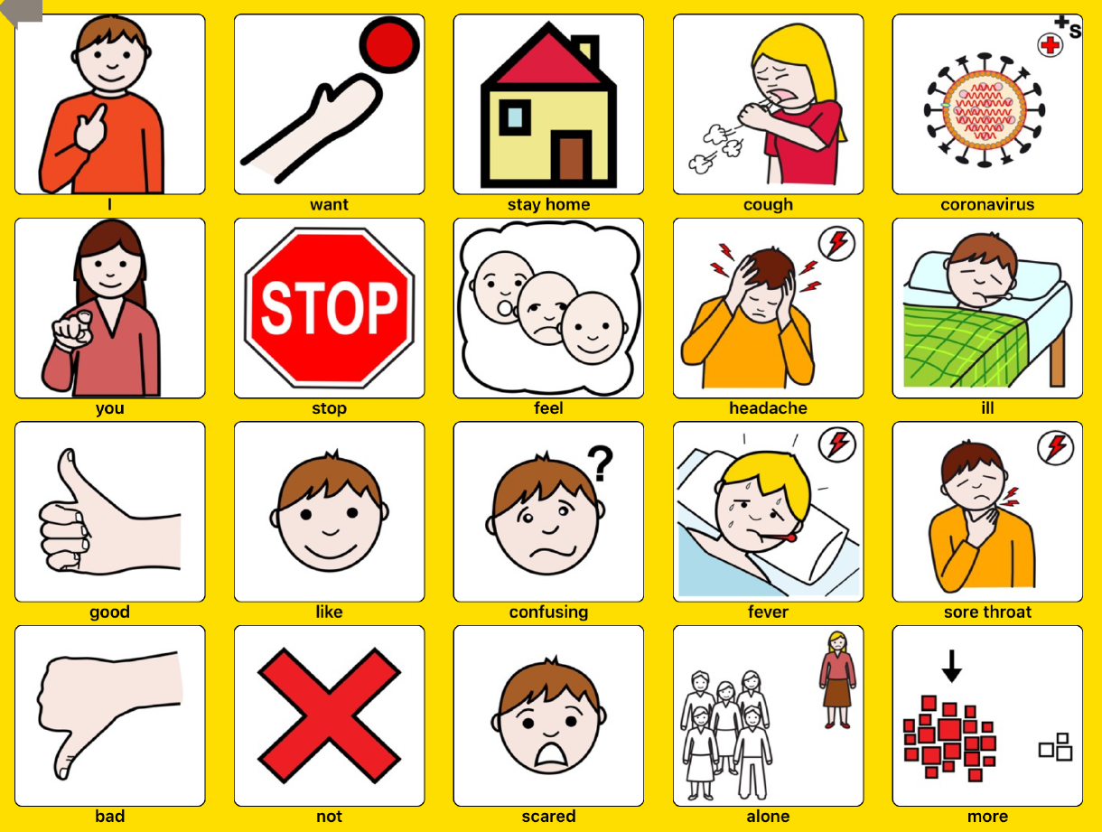 Learning At Home - Covid-19 Symbol Communication Resources with Free Printable Widgit Symbols