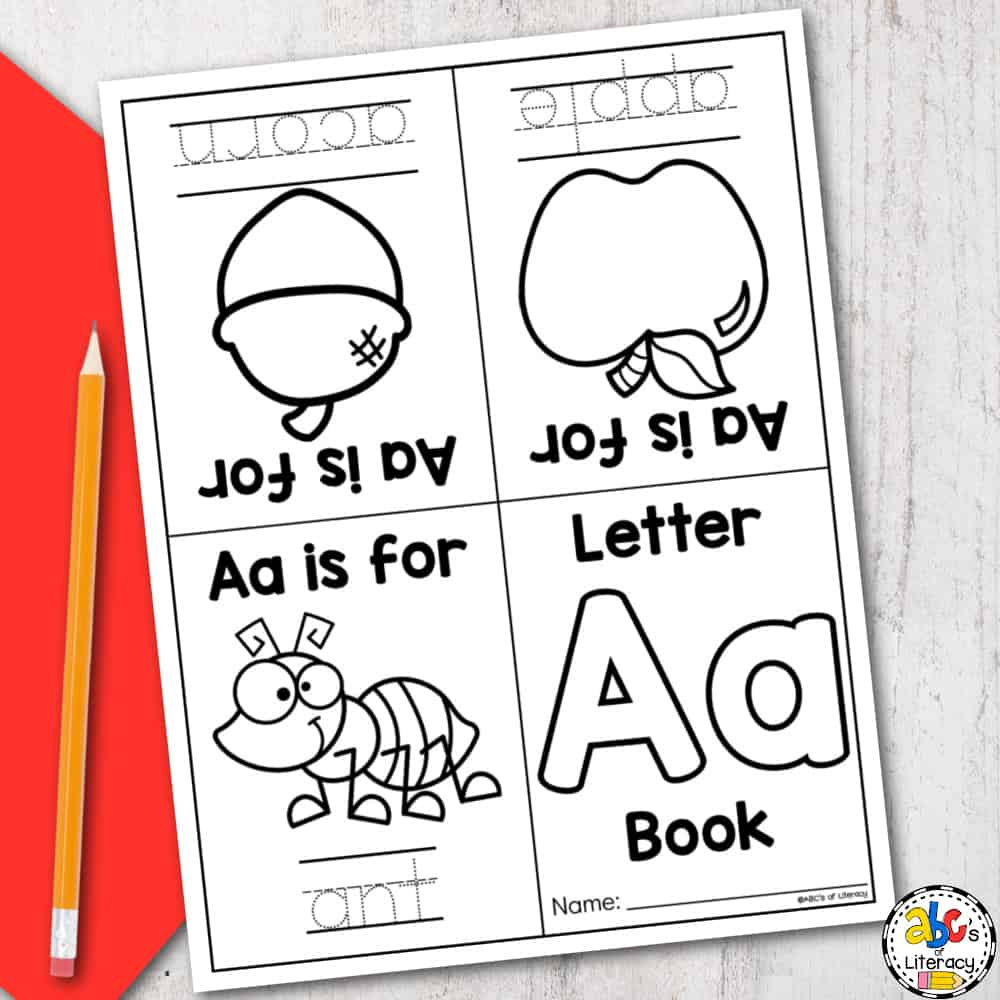 Letter A Book for Free Printable Abc Mini Books