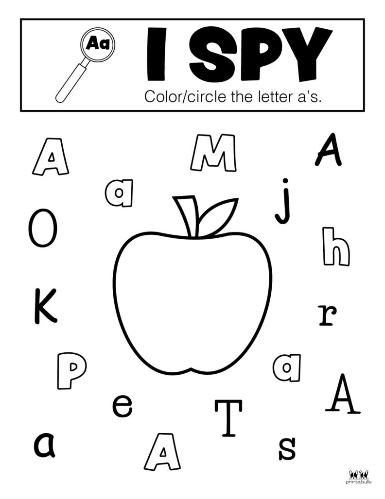 Letter A Worksheets - 50 Free Printables | Printabulls within Free Printable Letter Worksheets